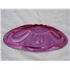 Image 5 : Purple Glass Dish 16" L