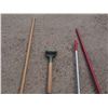 Image 4 : 2 Rakes, Spade (CNR), and Garden Tiller