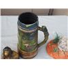 Image 4 : African Scene Beer Stein (Holland Mold) and Gorilla Ornament