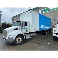 2009 KENWORTH VAN, WHITE, DIESEL, AUTOMATIC, VIN # 2NKHHN7XX9M940235, 391,472KMS,