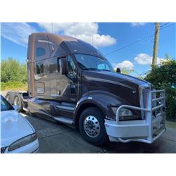 2011 KENWORTH T700, TRUCK TRACTOR, GREY, DIESEL, MANUAL, VIN#1XKFDP9X1BJ947704, KMS TO COME