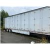 Image 2 : 1989 KENTUCKY 53' STORAGE TRAILER, WHITE (REG SAYS BLUE)VIN # 1KKVE4824KL085209