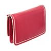 Image 1 : Chanel Red Leather Wallet On Chain WOC