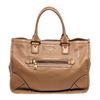 Image 2 : Prada Beige Leather Two-Way Medium Shoulder Bag