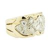 Image 1 : 1.10 ctw Diamond Ring - 14KT Yellow And White Gold