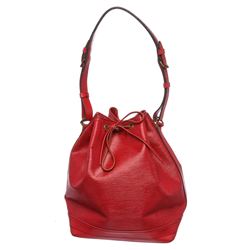 Louis Vuitton Red Epi Leather Noe GM Drawstring Shoulder Bag