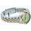 Image 5 : Rolex Ladies 2 Tone Yellow Gold Green MOP Diamond & Emerald Datejust Wristwatch