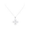 Image 1 : 1.64 ctw Diamond Pendant And Chain - 14-18KT White Gold