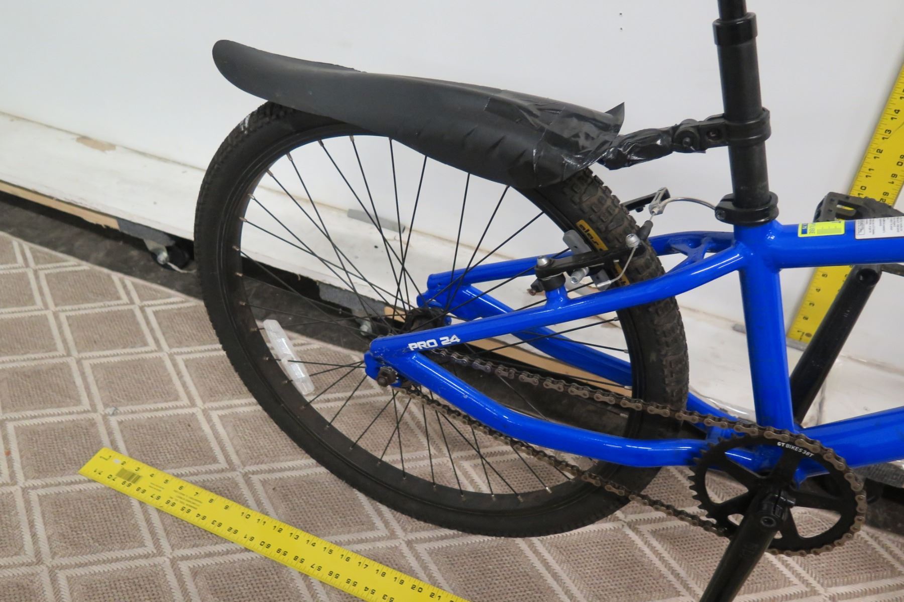 Gt Bikes Pro 24 Mach One Blue Top Tube 21 75 Racing Bike W Rear Fender Oahu Auctions