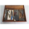 Image 2 : Artist Sculpture Tools in Wooden Box
