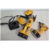 Image 1 : DeWalt DW054 Impact Driver, DC410 Cordless Cut-Off Tool, Batteries & Charger