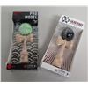 Image 1 : Qty 2 New Pro Model & Tribute Wooden Kendama w/ Green & Black Balls