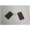 Image 2 : Qty 2 Louis Vuitton Logo Monogram Folding ID Cases - 1 Zippered