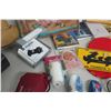 Image 8 : Misc CD's & DVD's, Binoculars, Swim Vest,  Packer Shell, Security Converter, etc
