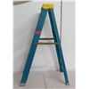Image 1 : Werner Blue Metal  4 Step Folding Ladder