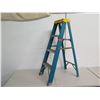 Image 2 : Werner Blue Metal  4 Step Folding Ladder