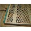 Image 13 : Rolling Metal Mesh Rectangle Platform Cart w/ Pull Handle