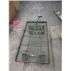 Image 2 : Rolling Metal Mesh Rectangle Platform Cart w/ Pull Handle