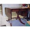 Image 1 : Duncan Phyfe Mahogany Table, 1 Leaf, Custom #1077624