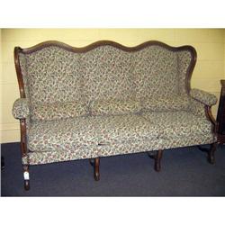 French Louis XIII st. sheepbone sofa c.1940 #1078138