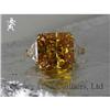 Image 1 : RHJ Sq Canary Cubic Zirconium Radiant Cut Ring #1084462