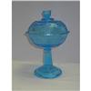 Image 1 : HUMMINGBIRD COVERED COMPOTE - BLUE #1084538