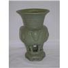 Image 1 : GREEN RAMS HEAD ART POTTERY VASE #1084543