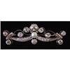 Image 1 : Antique Diamond and Pearl Pin #1084774