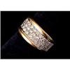 Image 1 : 14K Gold Band With Diamonds #1085280