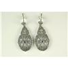 Image 1 : ANTIQUE style SAPPHIRE EARRINGS #1095047