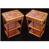 Image 1 :  Pair of Marquetry and Bronze Side Tables #1116666
