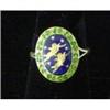 Image 1 :  Georgian Enamel Angel Ring #1116969