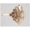 Image 1 : 18K Yellow Gold & Diamond Ring