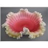 Image 1 : Webb Peach Blow Ruffled Bowl