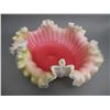 Image 2 : Webb Peach Blow Ruffled Bowl