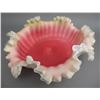 Image 3 : Webb Peach Blow Ruffled Bowl