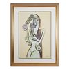 Image 2 : WIFREDO LAM, Cubist Nude Serigraph