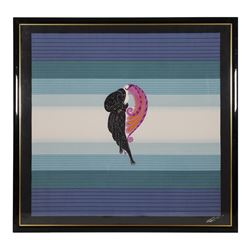 ERTE, Framed Scarf, Beauty & the Beast