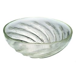 DVA French Art Glass Fish Bubble Bowl