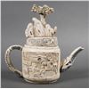Image 8 : Antique Chinese Carved Ivory Tea Set