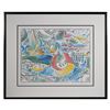 Image 2 : PETER MAX, Flower Abstract, Lithograph