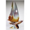 Image 3 : DINO ROSIN, Murano Art Glass Sailboat, Signed