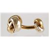 Image 2 : Pair CARTIER 18K Tri Color Gold Trinity Cufflinks