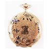 Image 3 : 14K Yellow Gold & Enamel Case Pocket Watch