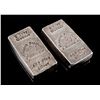 Image 1 : (2) Fine .999 SILVER 5 ozt Bar Ingot