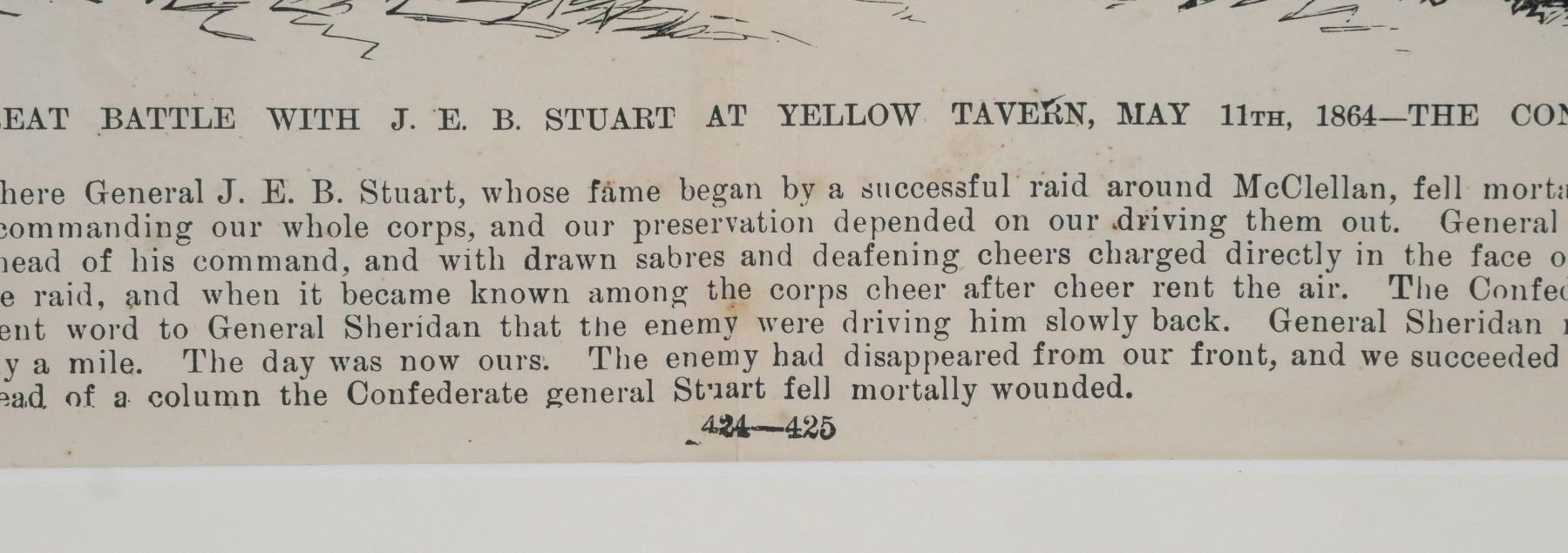 Civil War Illustration, Battle of Yellow Tavern