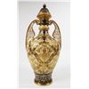 Image 1 : ROYAL CROWN DERBY Handled Vase, Gilt & Cobalt