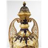 Image 2 : ROYAL CROWN DERBY Handled Vase, Gilt & Cobalt