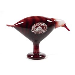 OIVA TOIKKA Iittala Blown Glass Bird