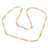 Image 1 : 18K 750 Yellow Gold Twist Link Chain Necklace